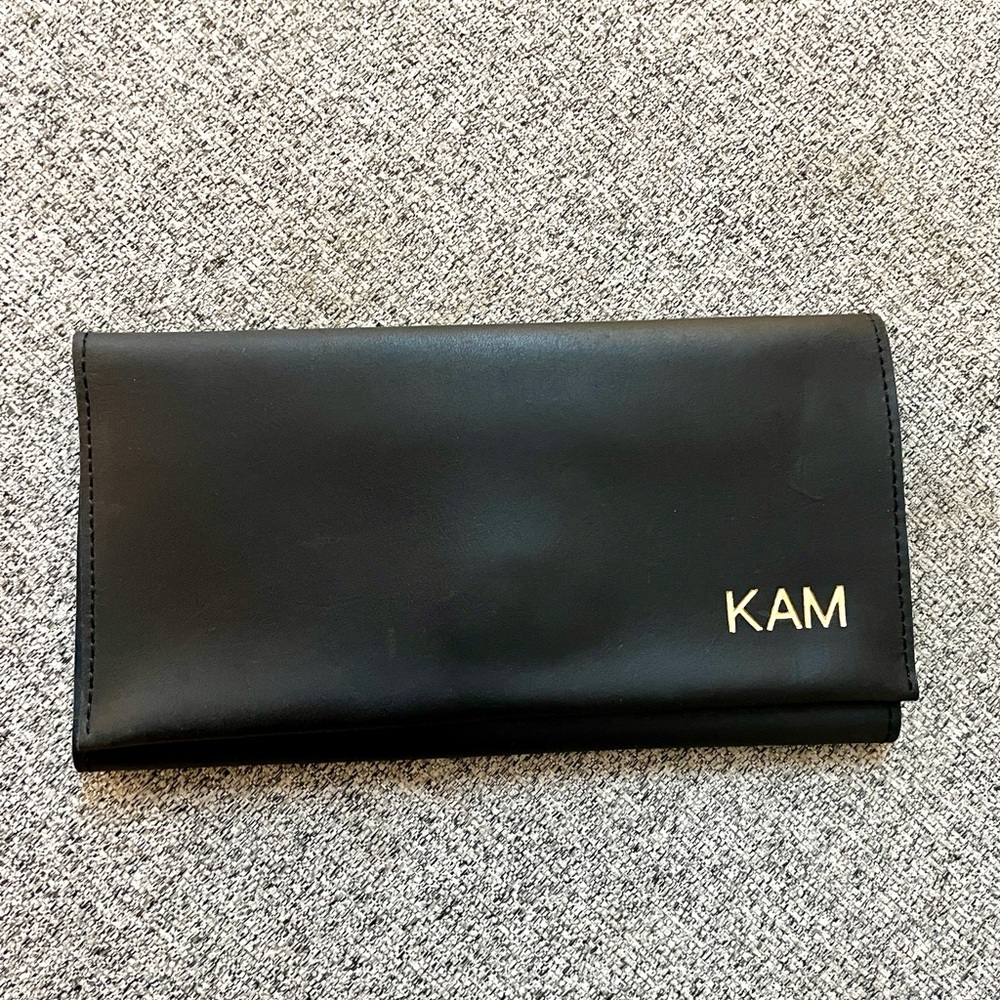ABLE Debre Wallet in Black - Personalized